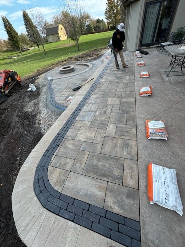 Patio Installation in Leawood, Kansas