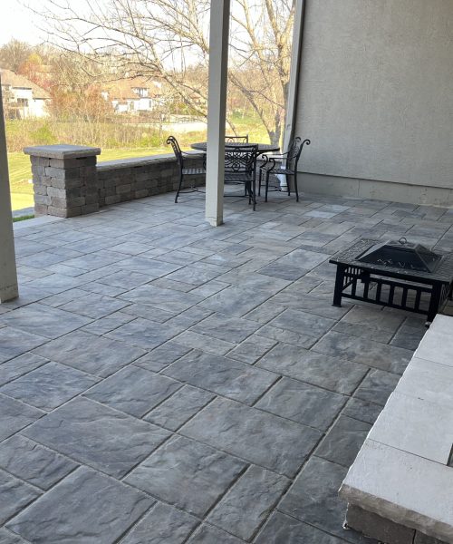 Transform your outdoor space with expert pavers and concrete services by Top Tier Landscaping in Kansas City.